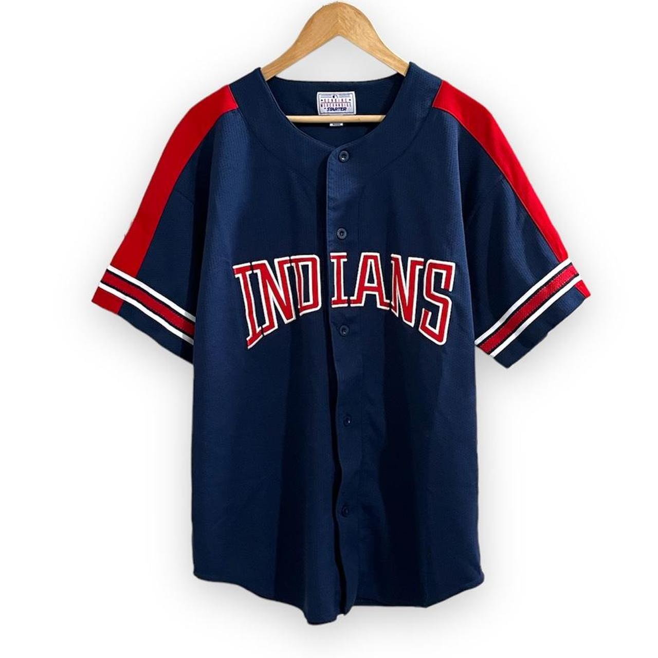 Cleveland Indians Jersey Vintage 90s Baseball - Depop