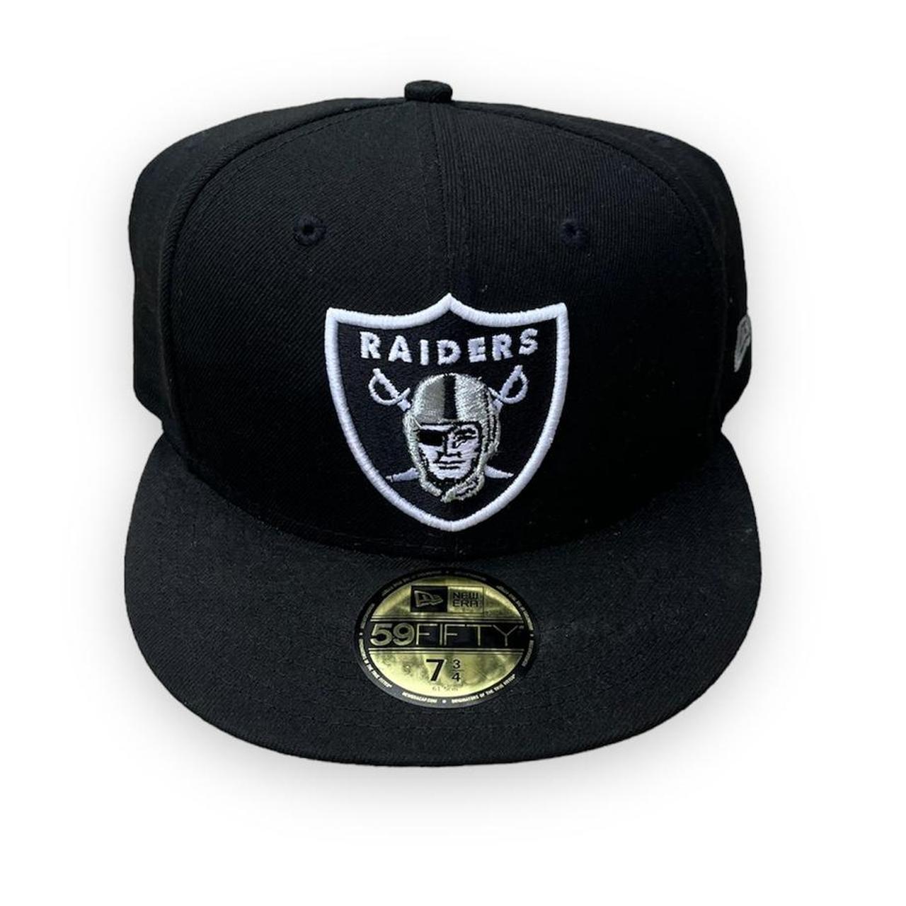 Men's Black Las Vegas Raiders B-Dub 59FIFTY Fitted - Depop