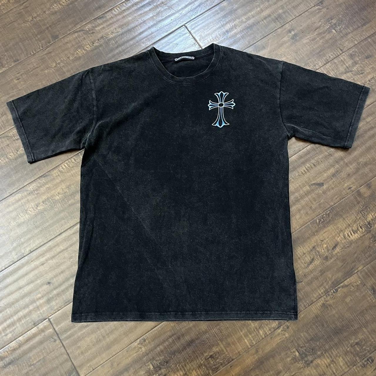 Chrome Hearts Mens Black Cross Double Sided | Depop