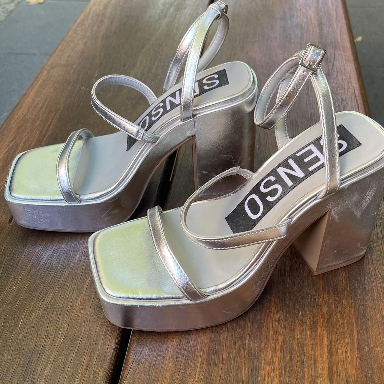 senso white heels