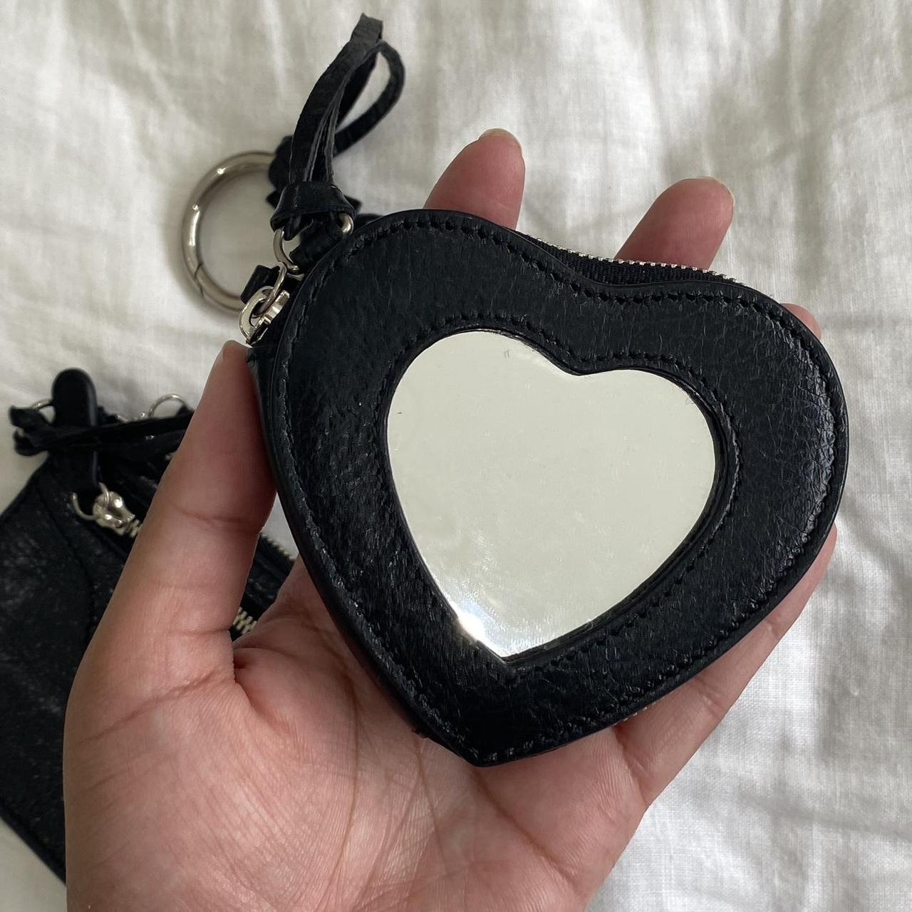 Balenciaga hot sale keychain wallet