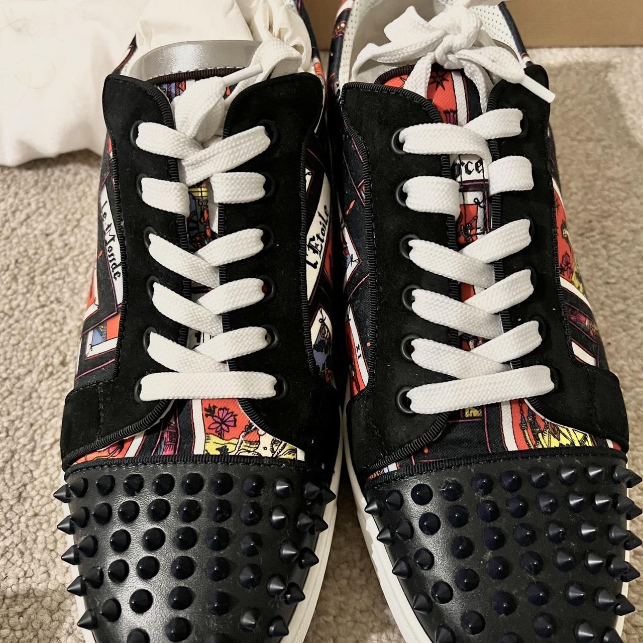 Mens christian louboutin clearance trainers