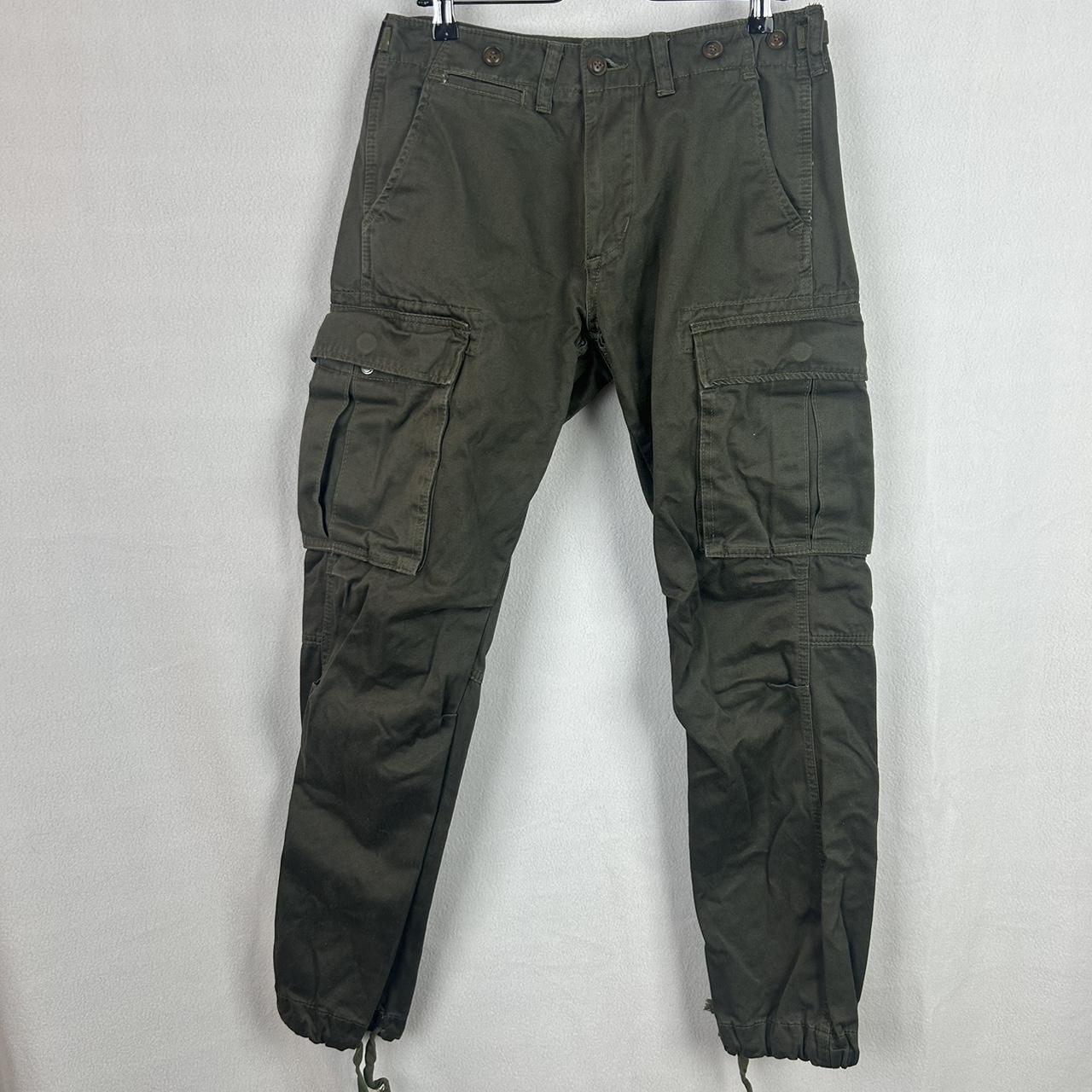 Mnml “vintage twill” Dusk colorway cargo pants worn... - Depop