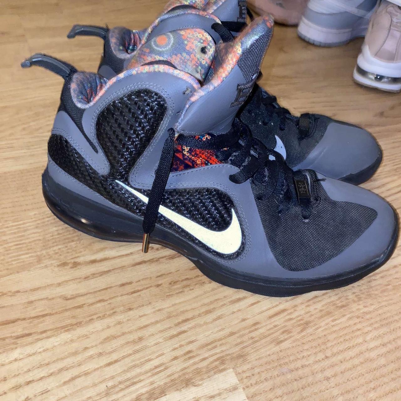 Nike Lebron 9 black history month (bhm) size 8 worn... - Depop