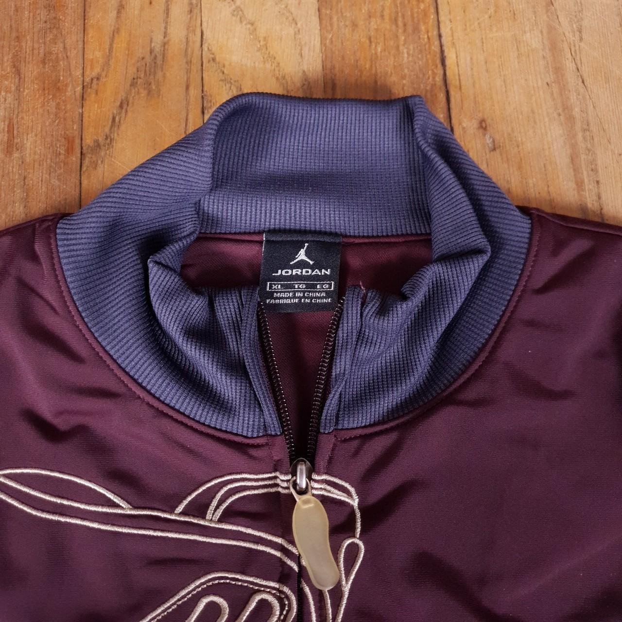 SALE! Air Jordan top 5 Burgundy 3XL Jacket