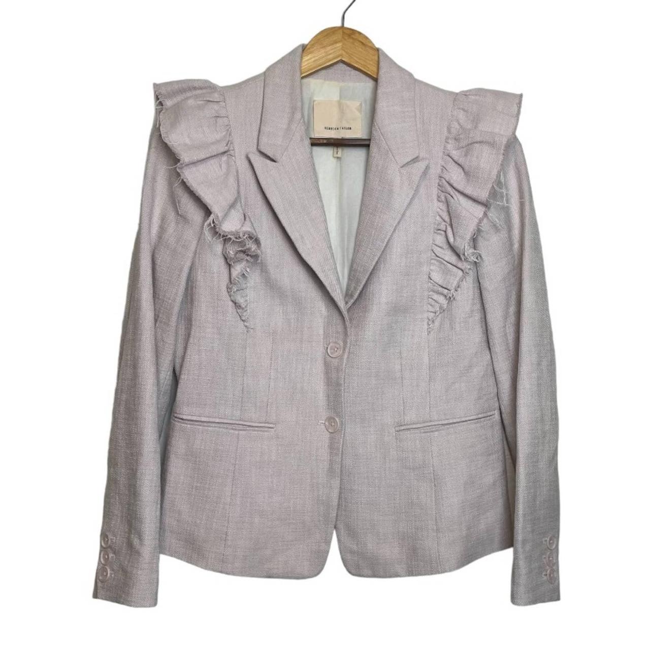 Rebecca taylor slub hot sale suiting jacket