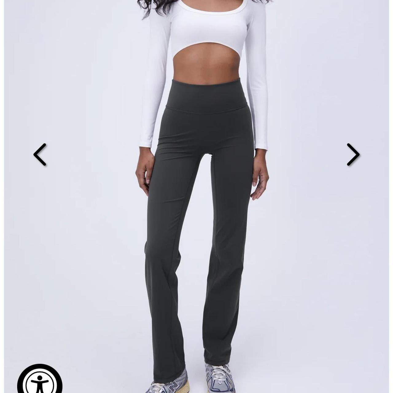 Adanola Yoga Pants, Graphite / Grey , Size XS and
