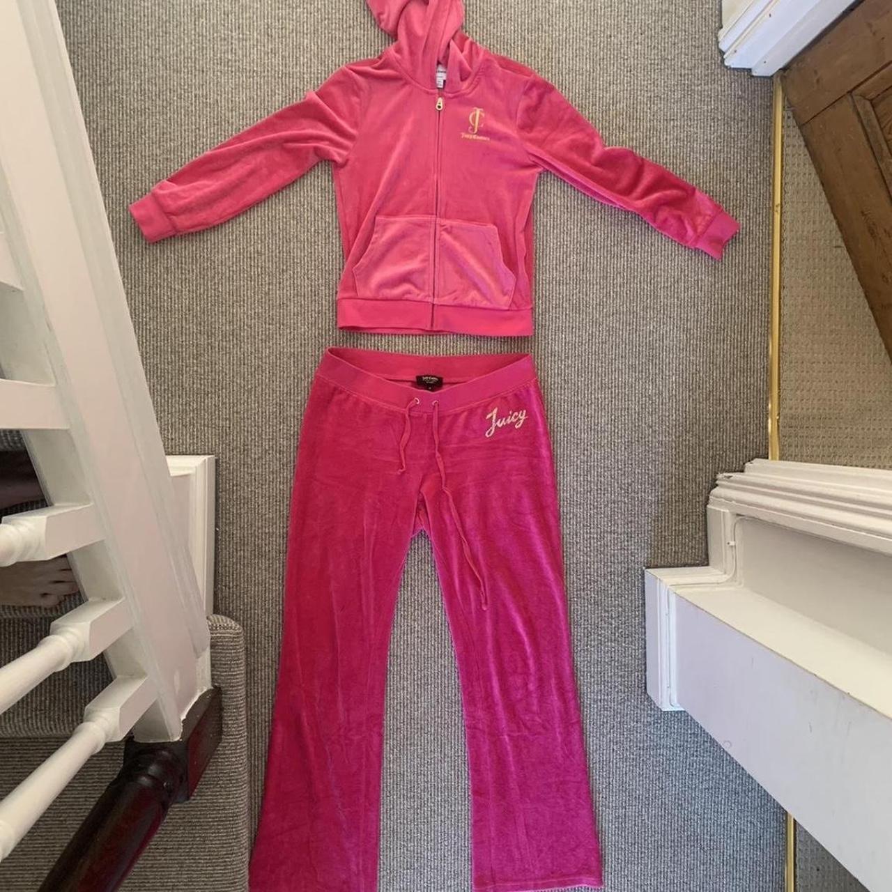 Hot Pink Juicy Couture Tracksuit I Love But Dont Depop 3650