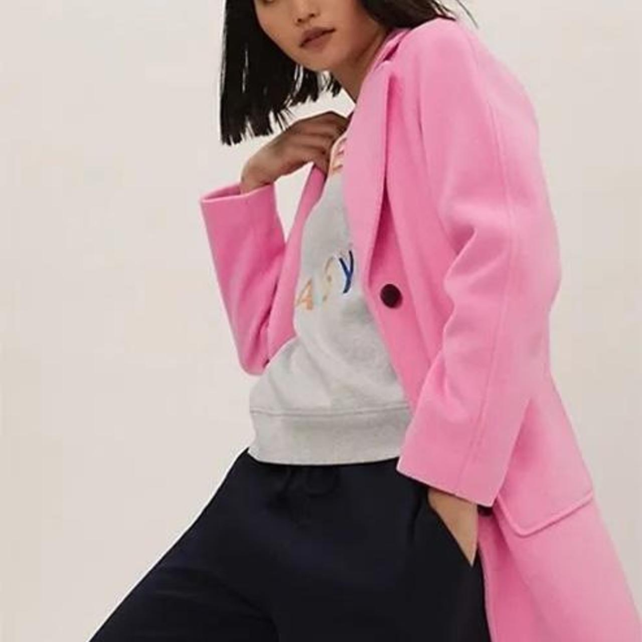 Marks spencer deals pink coat