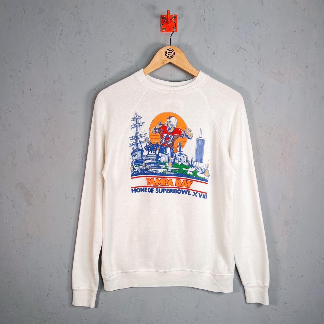 80s Sweatshirt 1983 tampa bay Super Bowl sweatshirt... - Depop