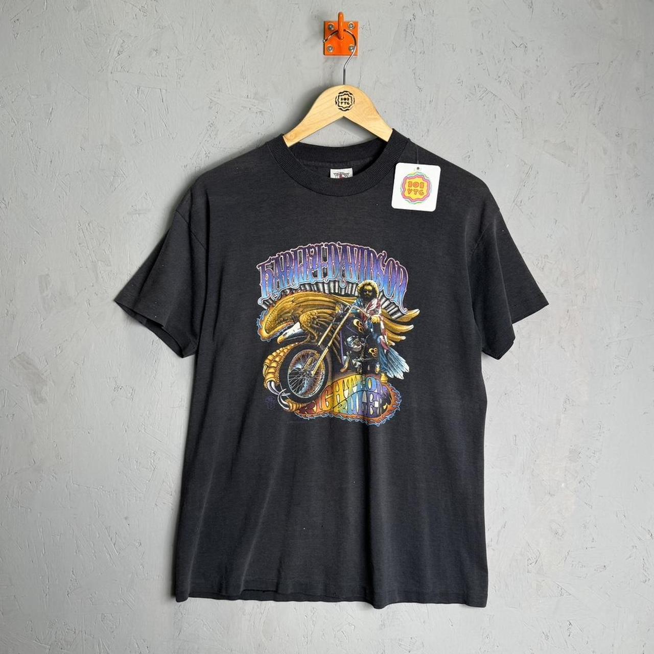 Vintage Harley Davidson T-shirt Rare 1988 Harley... - Depop