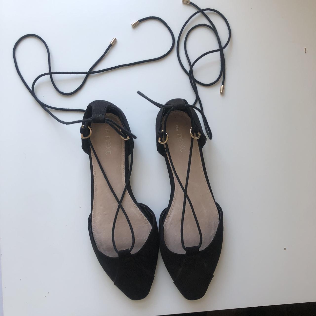 Strappy black hot sale flats