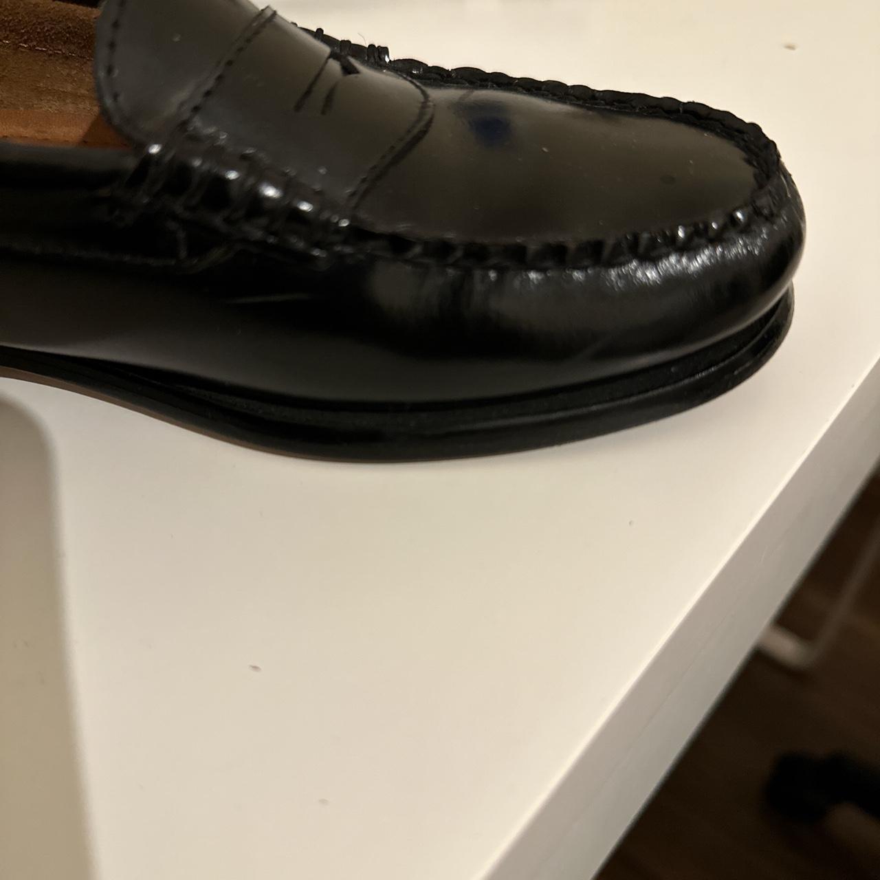 G.H. Bass Weejuns handcrafted black leather... - Depop