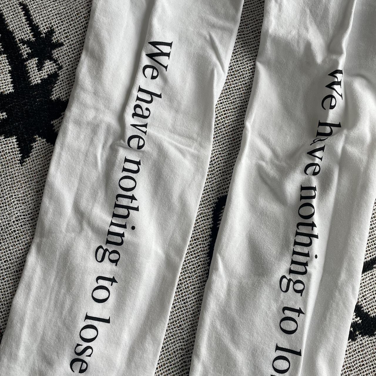 white praying tights love them and they are in... Depop
