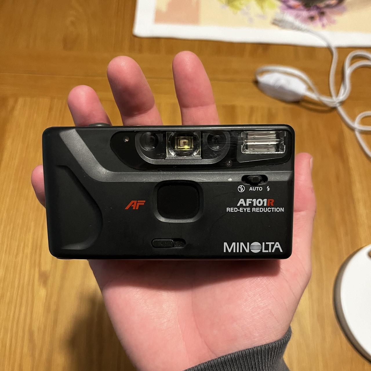 Minolta af101r 35mm compact point and shoot... Depop