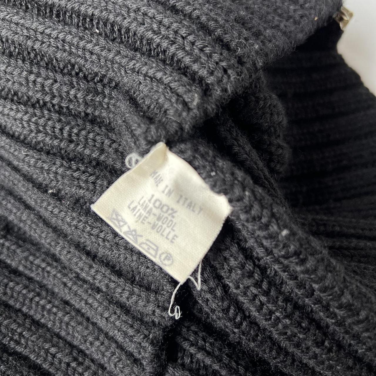 90s Maison Margiela 1997FW 白タグ ハーフジップニット