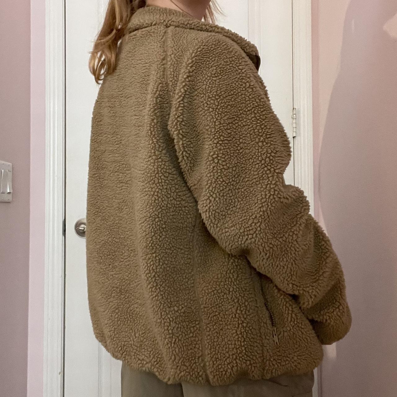 Brandy Melville Women's Brown and Tan Jacket (3)