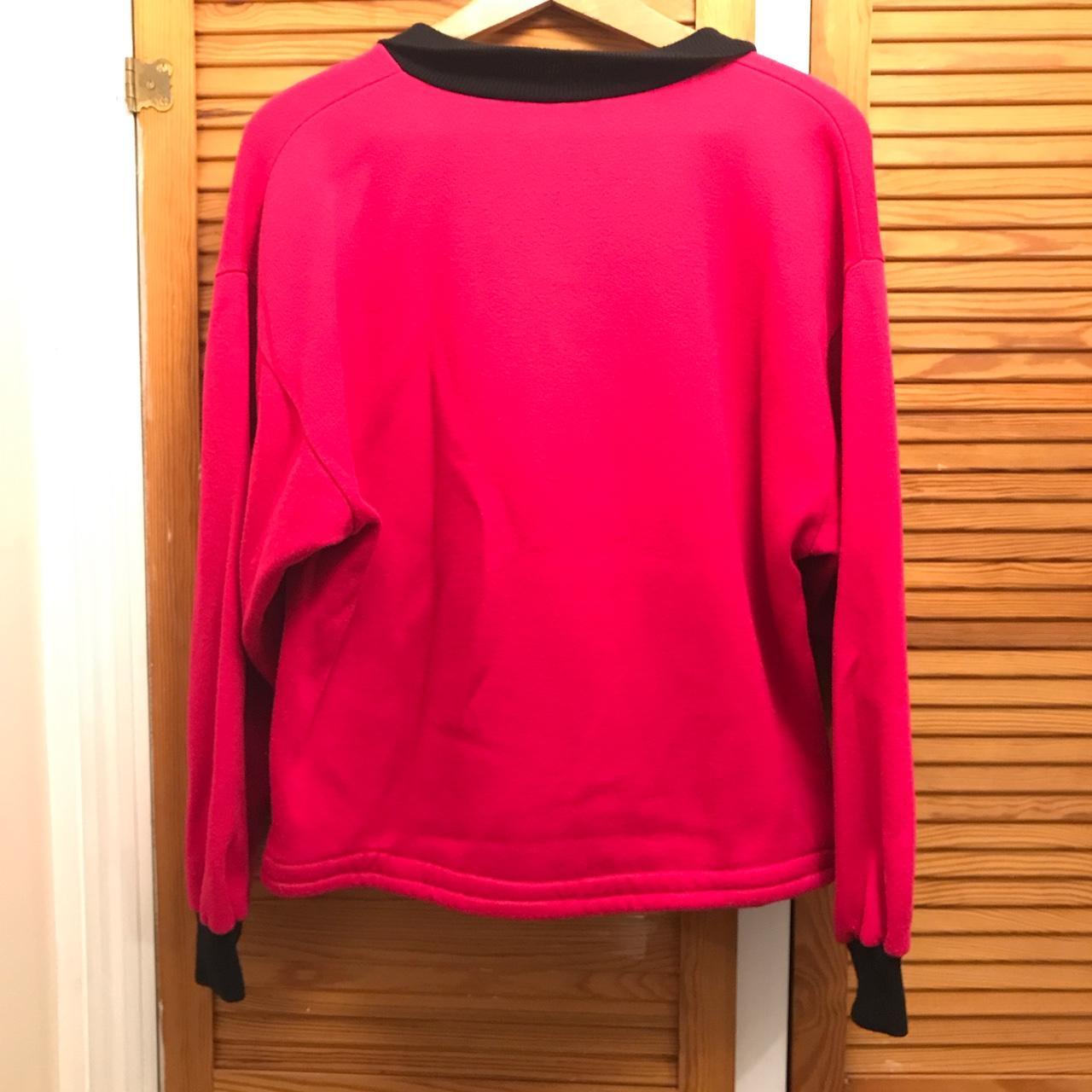 Hot pink retro original snoopy jumper. Size M bit... - Depop