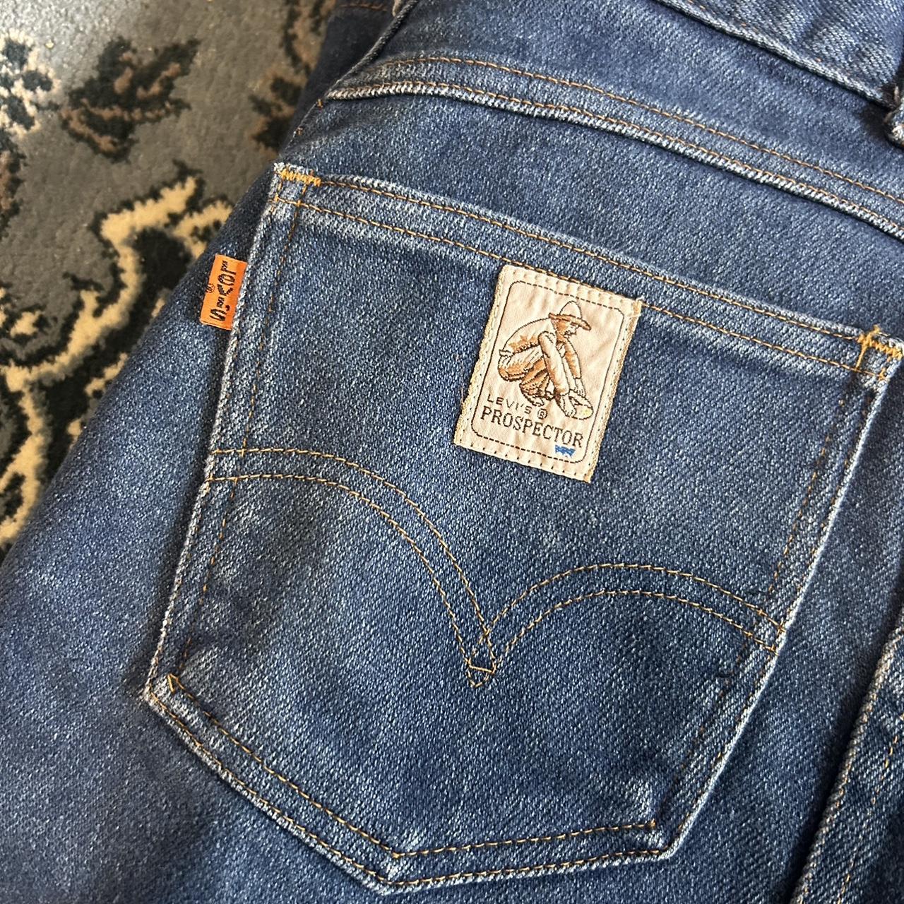 vintage 1970s levi’s prospector jeans waist:... - Depop
