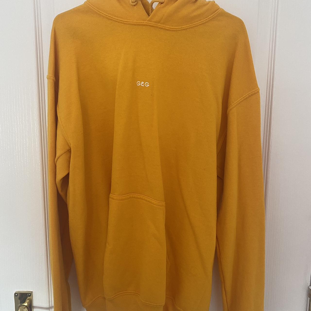 Goose and Gander mustard hoodie Depop