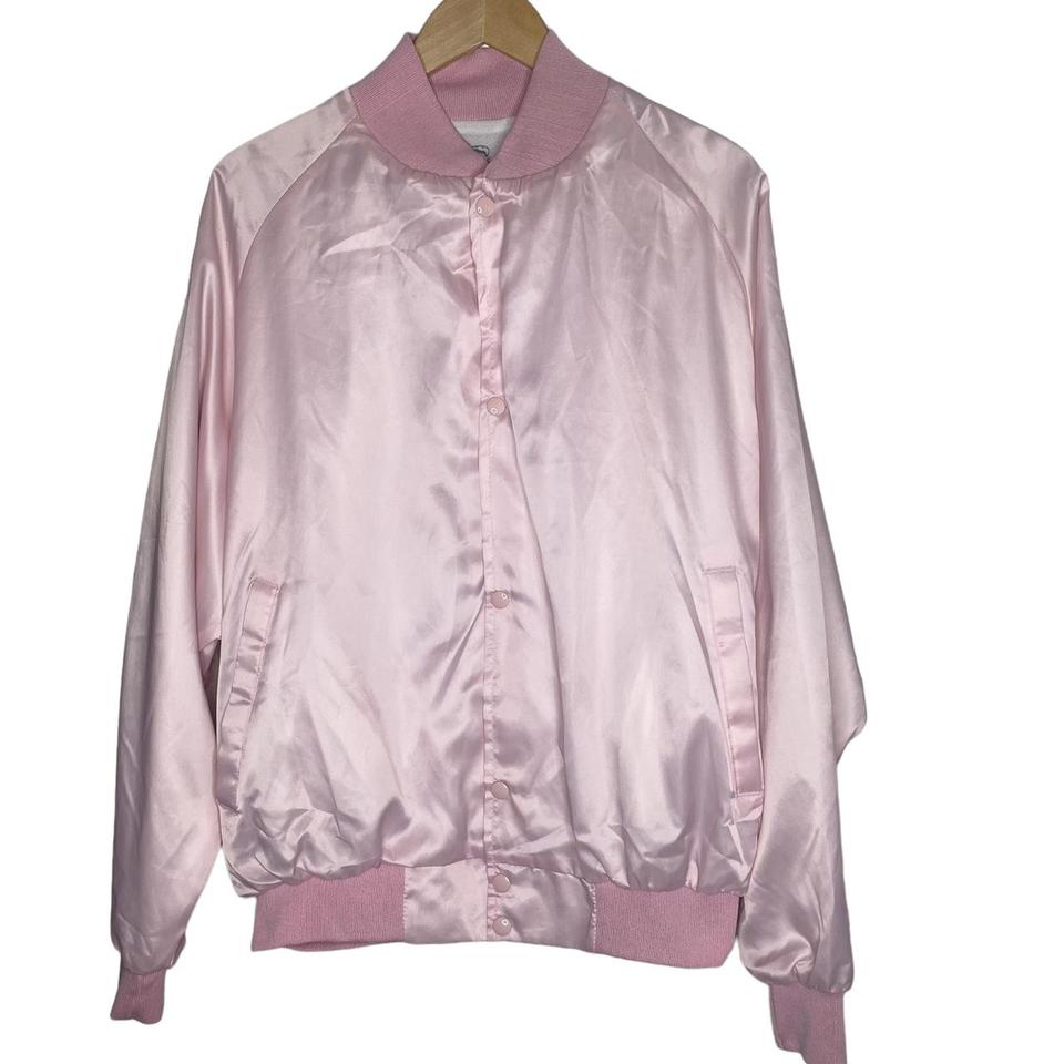 CakeWorthy Disney Marie Pink Bomber Women’s size Large Jacket cheapest Snap Buttons HTF