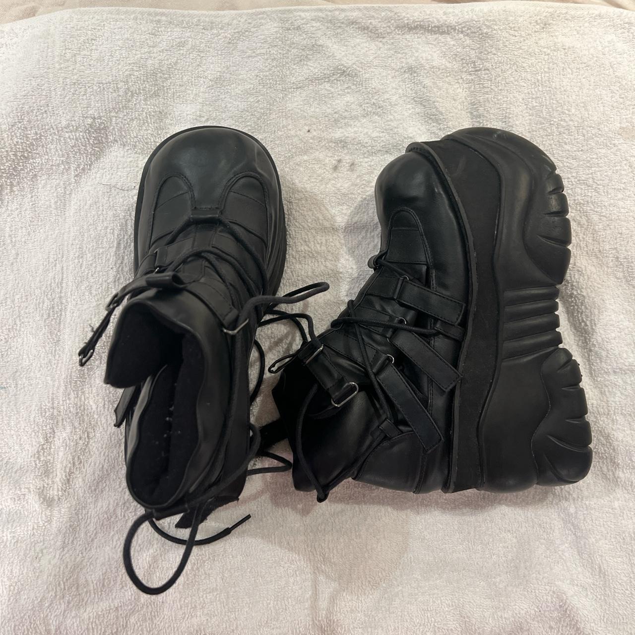 Demonia Men's Black Boots | Depop