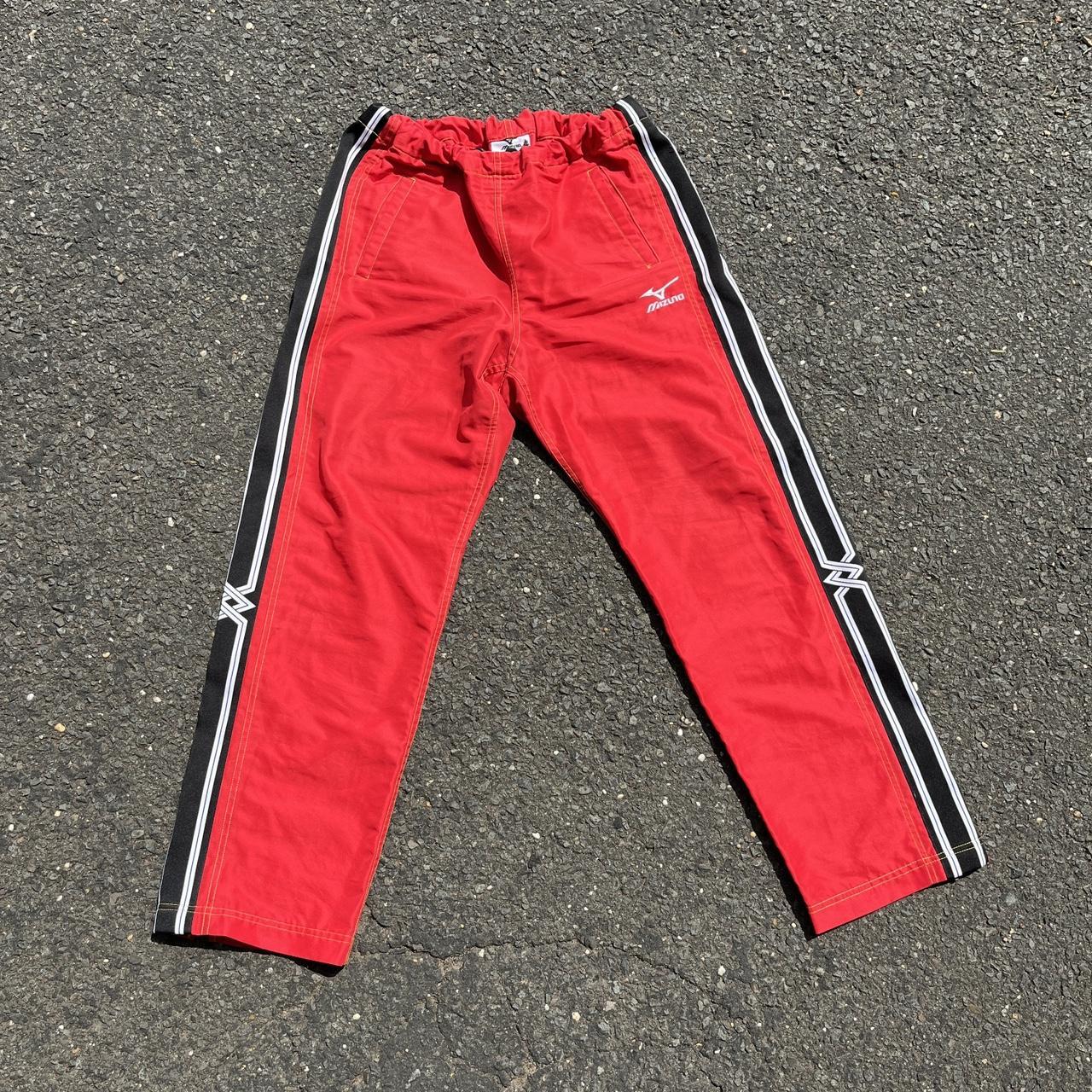 Super cool retro Mizuno Track Pants || Y2K Sporty... - Depop