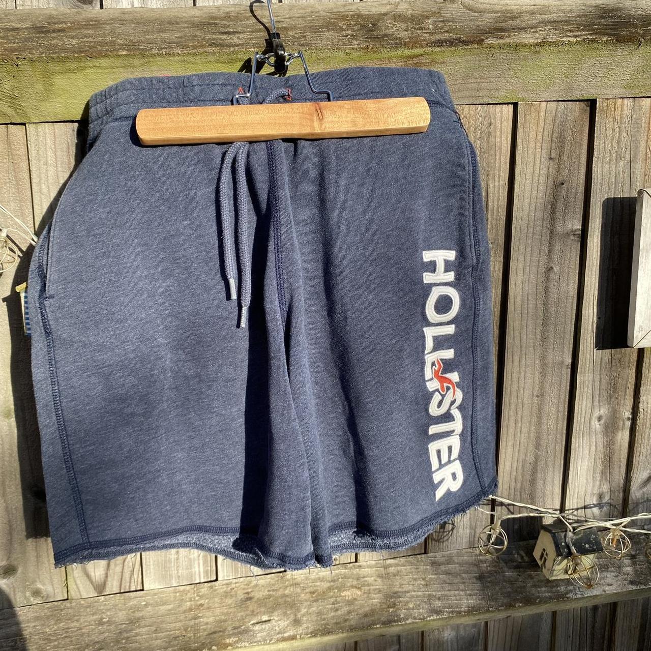 Navy blue Hollister Co. shorts. Kids size. Depop