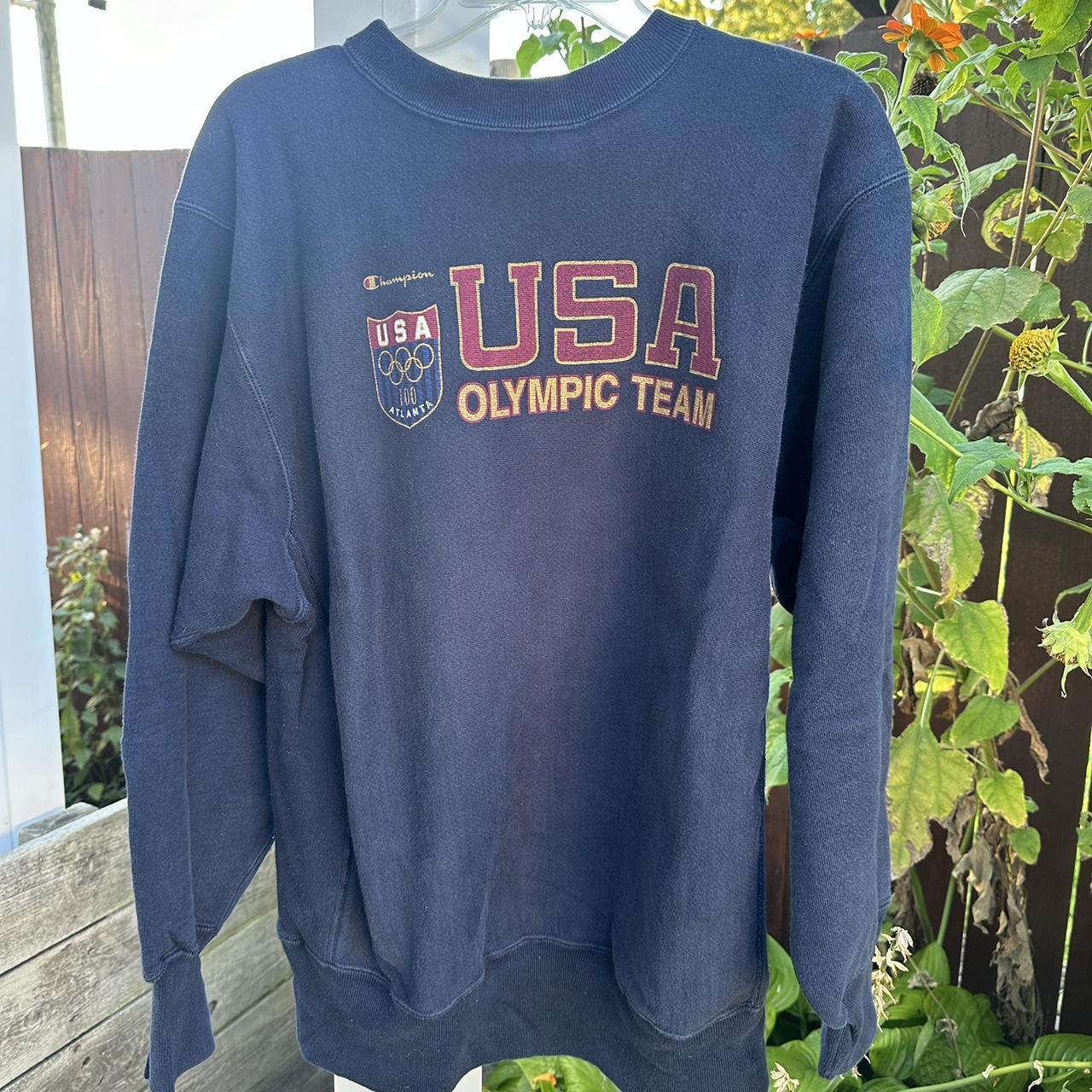 Vintage Olympic good Team Collection Atlanta 1996 100 year Champion sweater