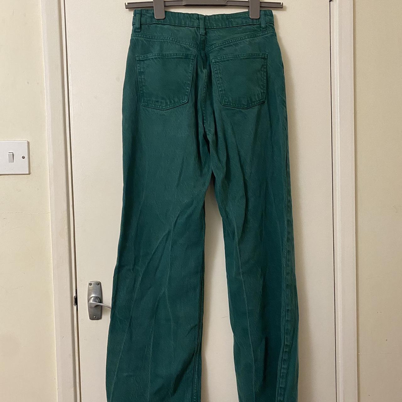 Zara Women's Green Jeans Depop