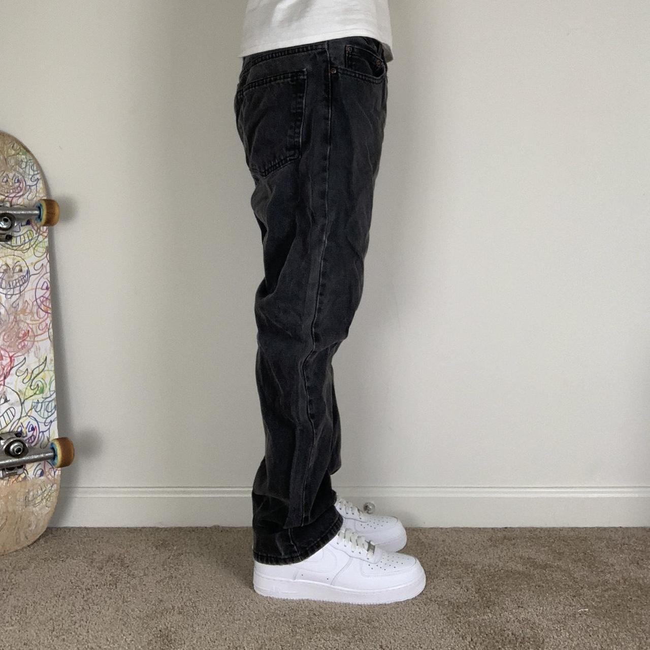 Black Denim Washed Jeans Mens Size 33 x 30 I Am 5’8... - Depop