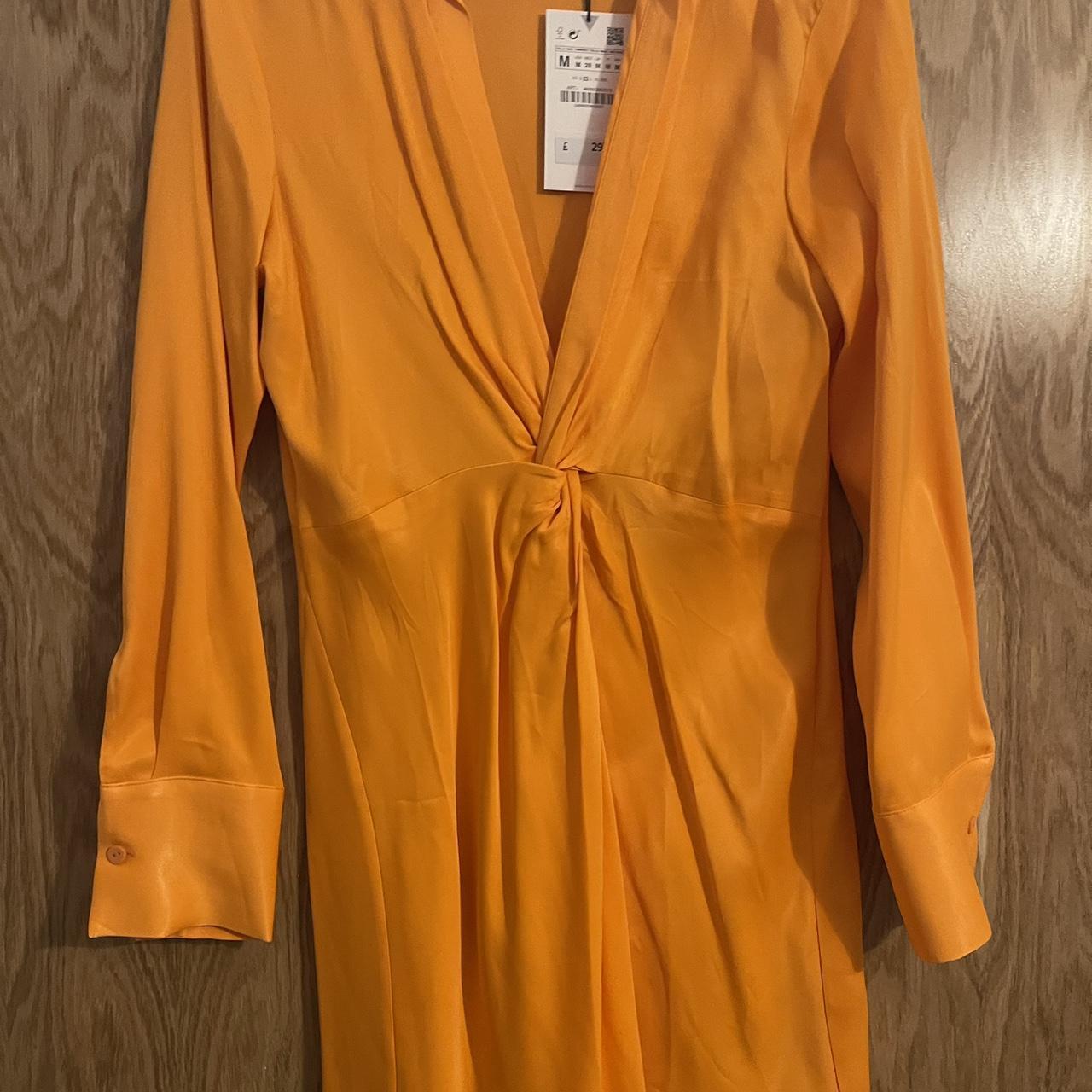 Zara Silk Dress Brand New With Tags Rat And Boa Depop 3706