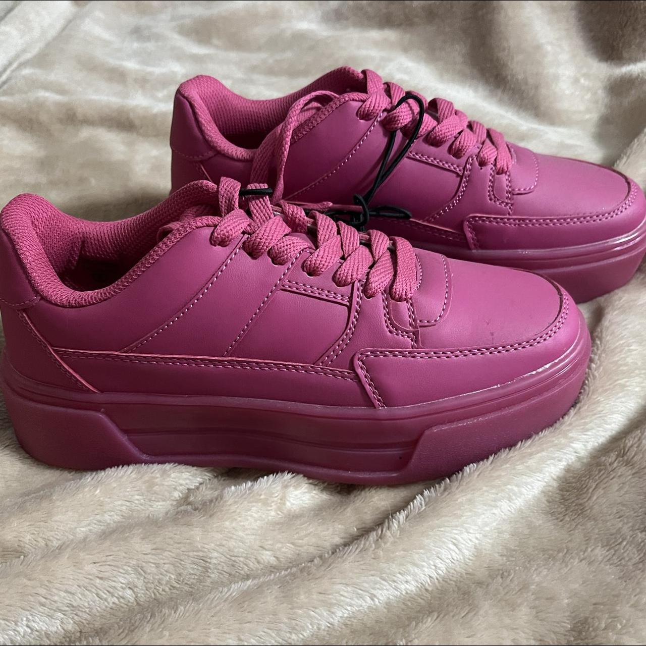 platform trainers pink