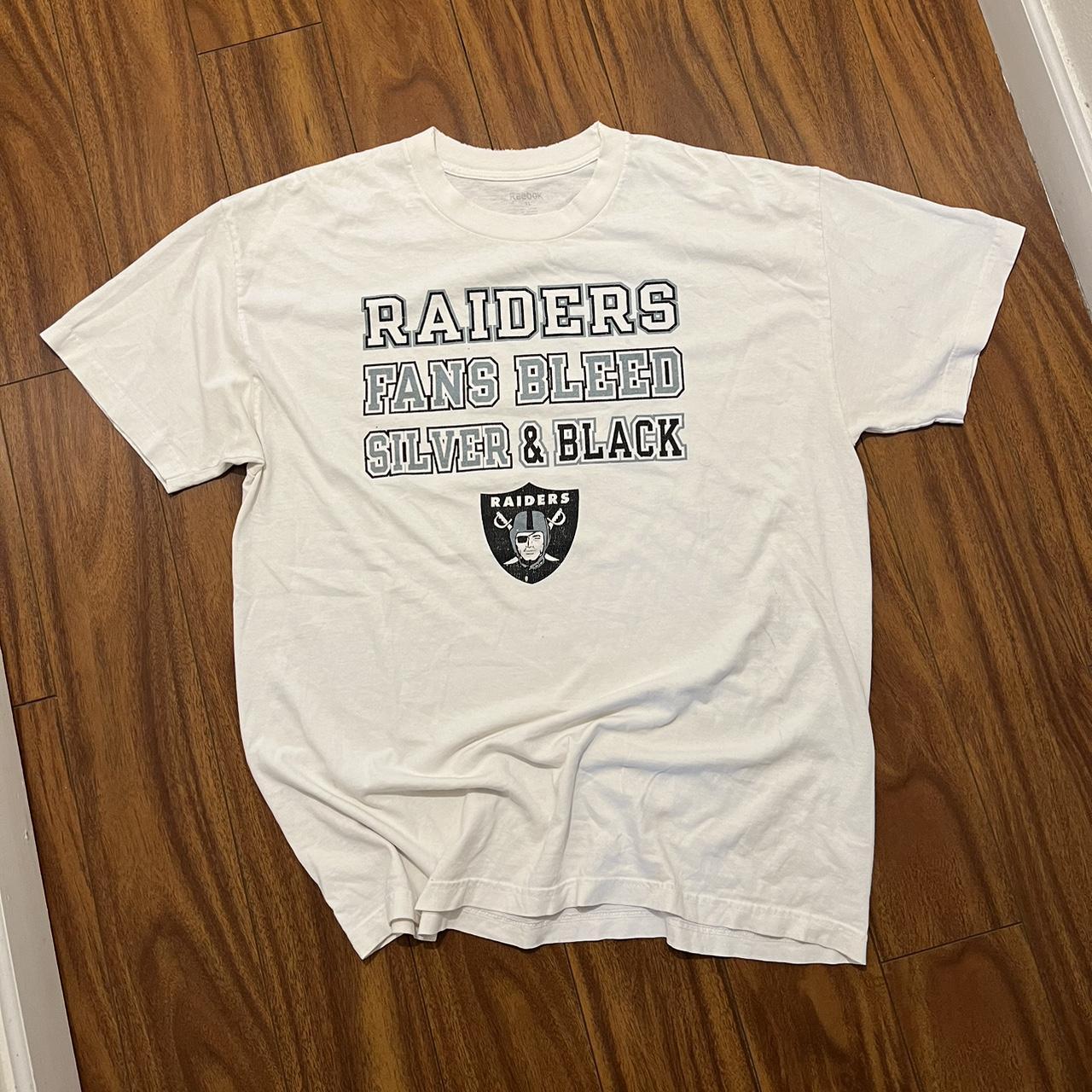 Vintage Raiders jersey Reebok jersey size xl +2 - Depop