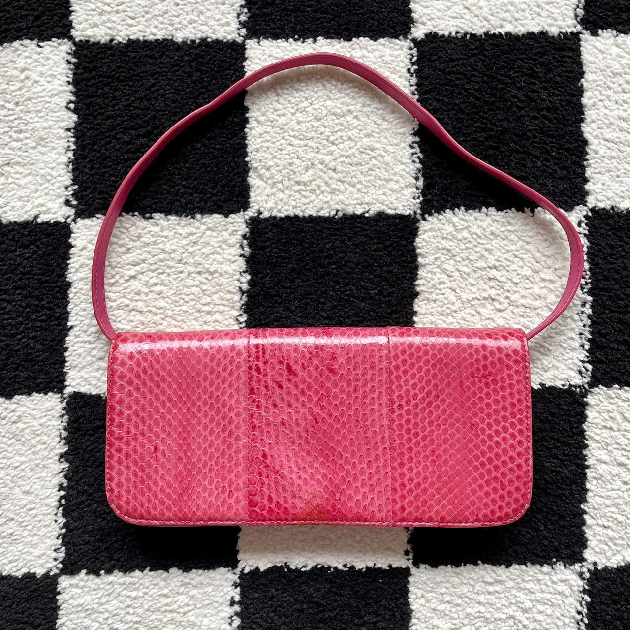 Pink Giani Bernini crossbody purse *some wear on - Depop