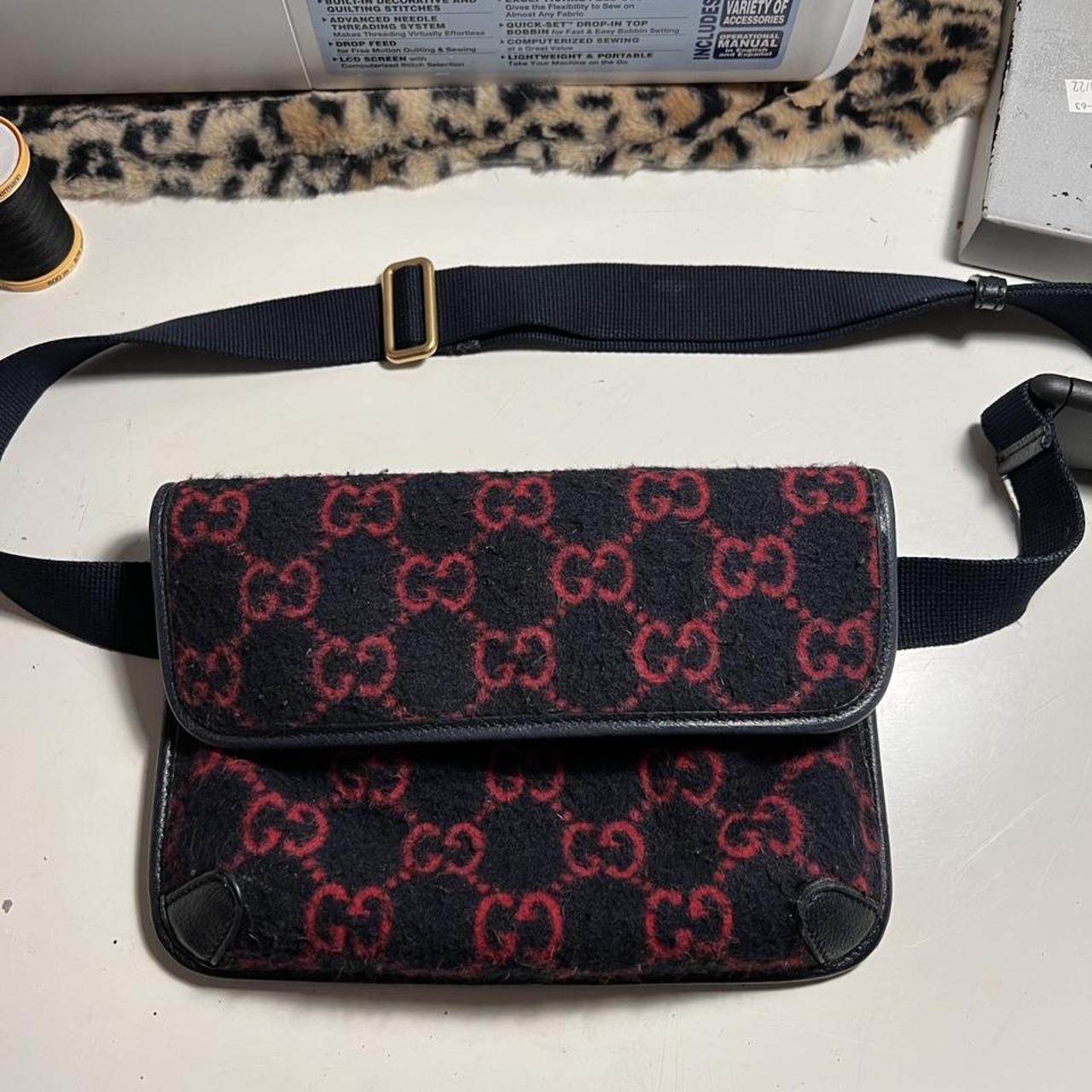 Gucci belt bag used hot sale