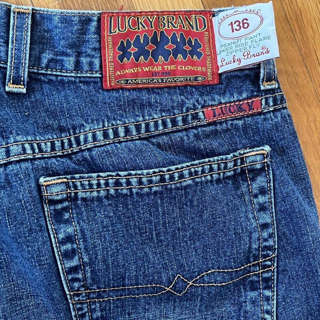 Mid waist lucky jeans Labeled a size 6 / 28 Pretty... Depop