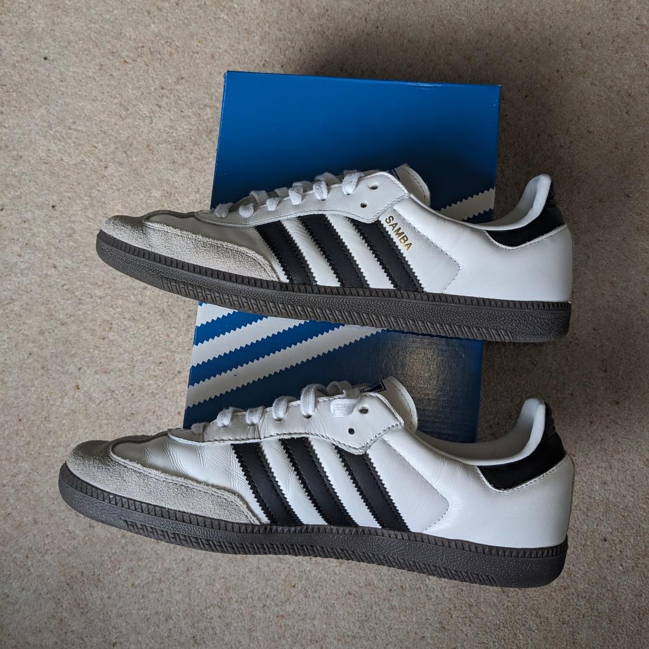 Addidas OG Samba size 9.5 Worn less than 10 times - Depop