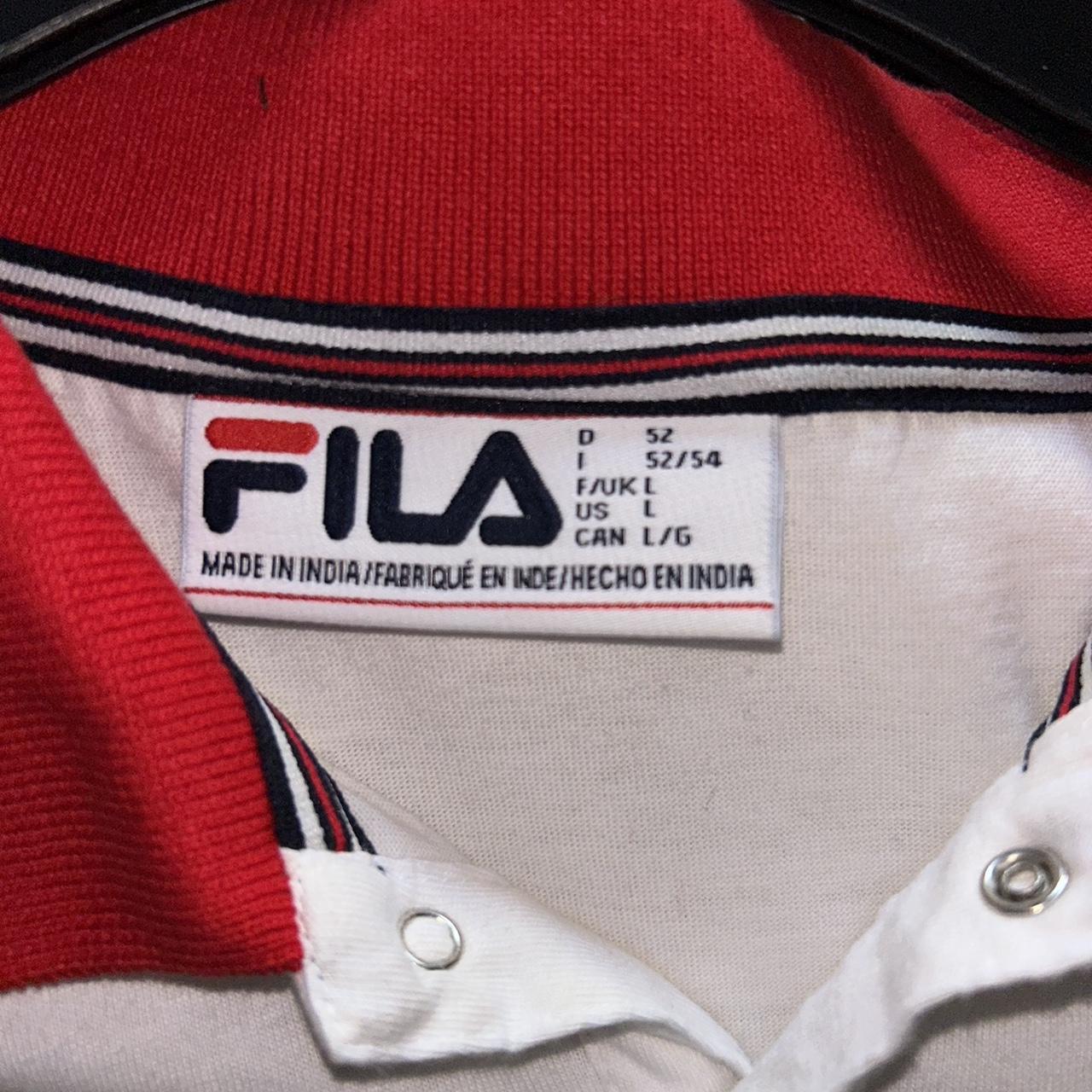 Men’s Fila terrinda polo shirt Size Large Worn a... - Depop