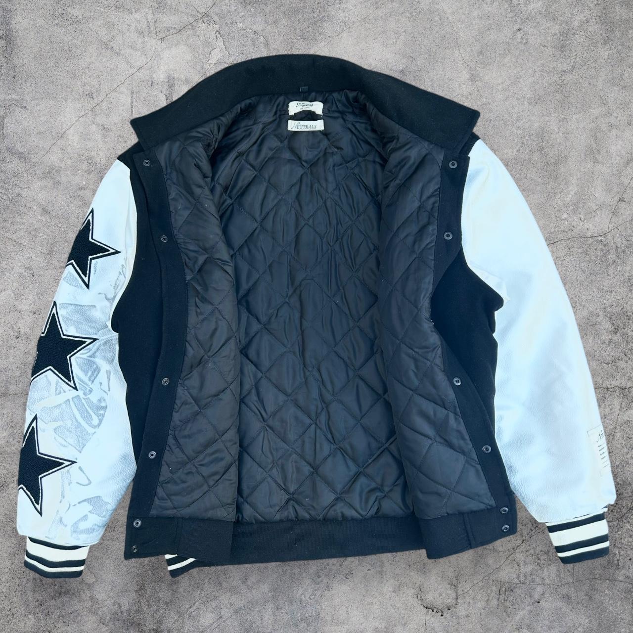 Jaded London 'Neutrals' Varsity Size Medium Black | Depop