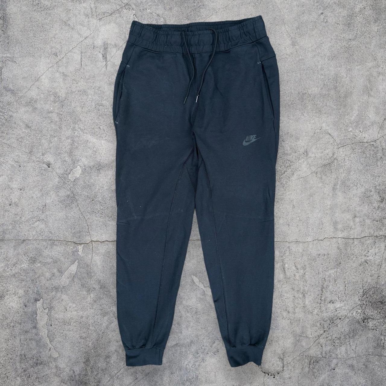 mens black tech fleece joggers