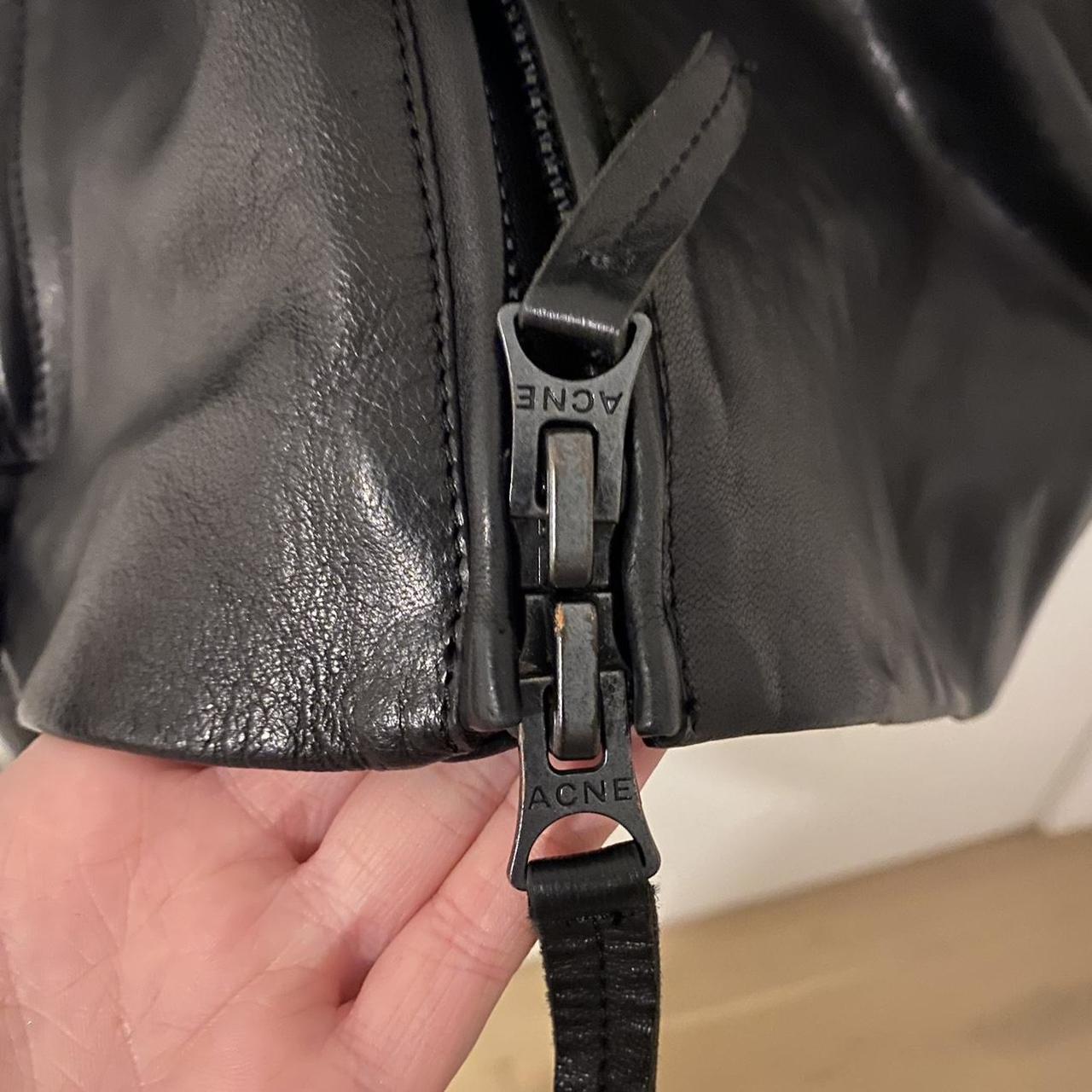 Acne Studios leather jacket (Gibson?) Rrp was around... - Depop