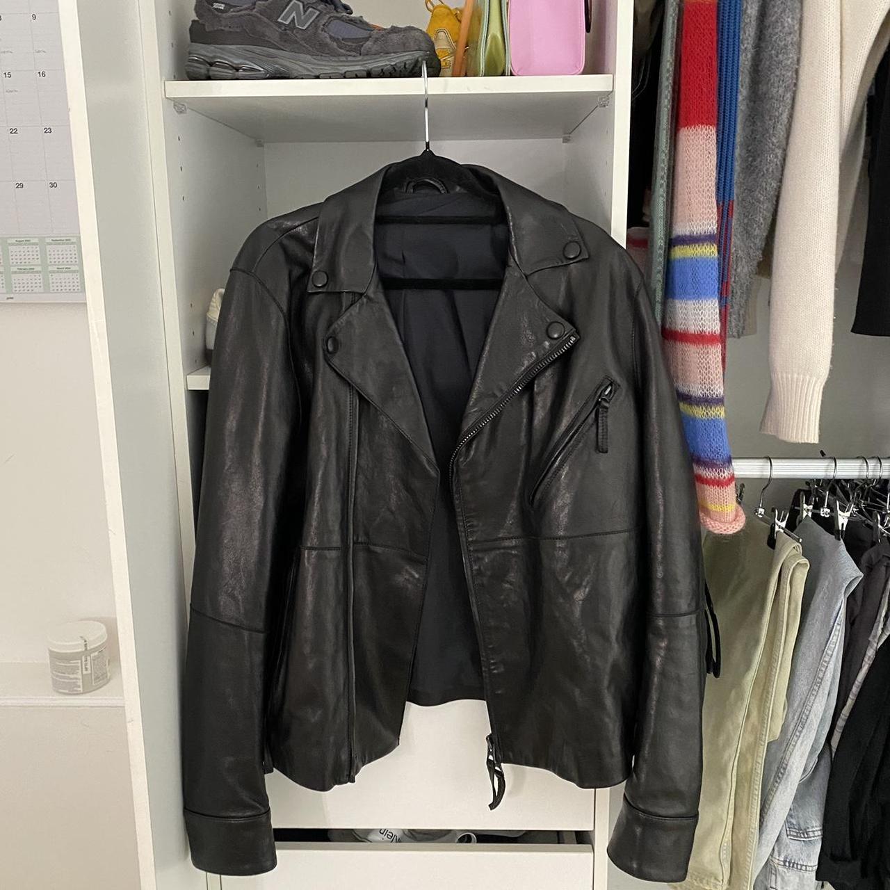 Acne Studios leather jacket (Gibson?) Rrp was around... - Depop