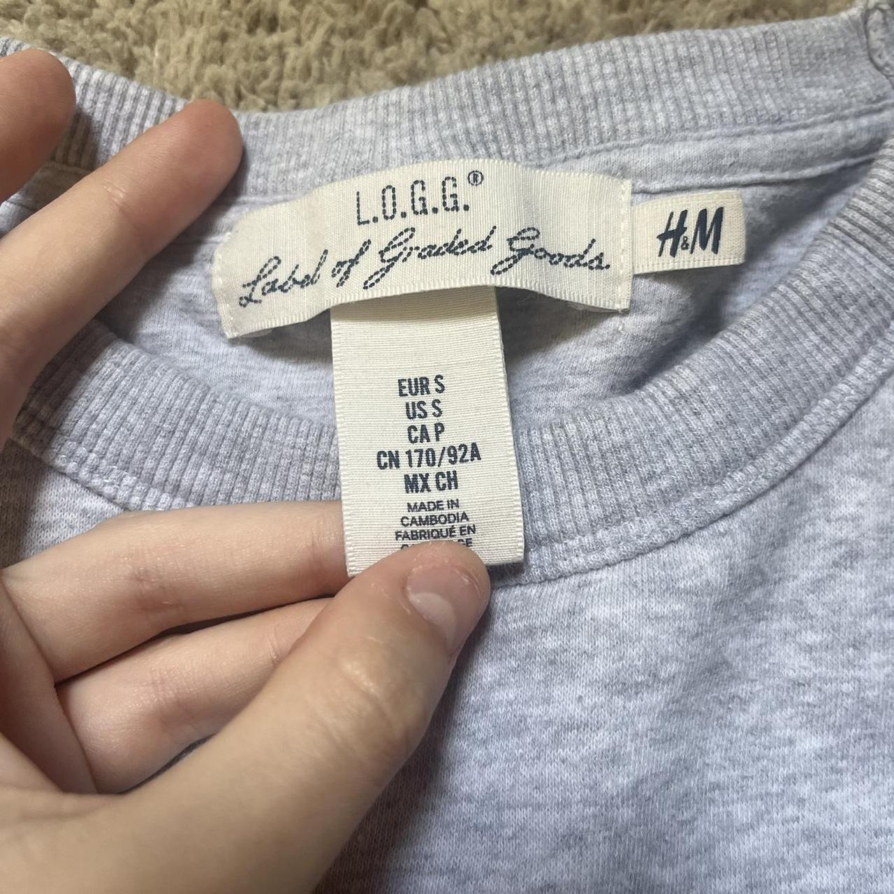 H&m hot sale logg sweatshirt