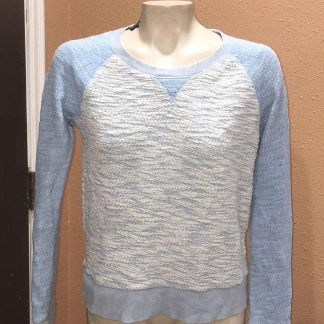 Mossimo blue long sleeve knit sweater In great... Depop