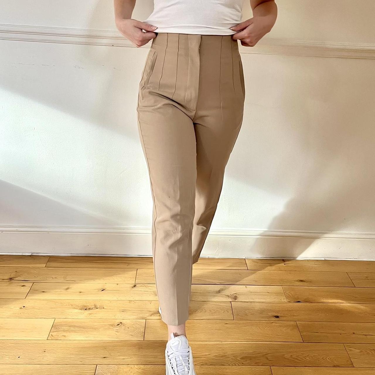 Zara tailored trousers hot sale