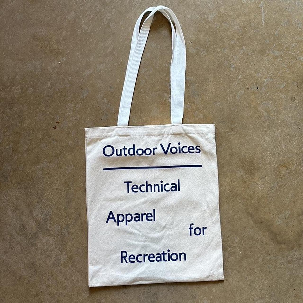 Outdoor Voices Canvas Tote New