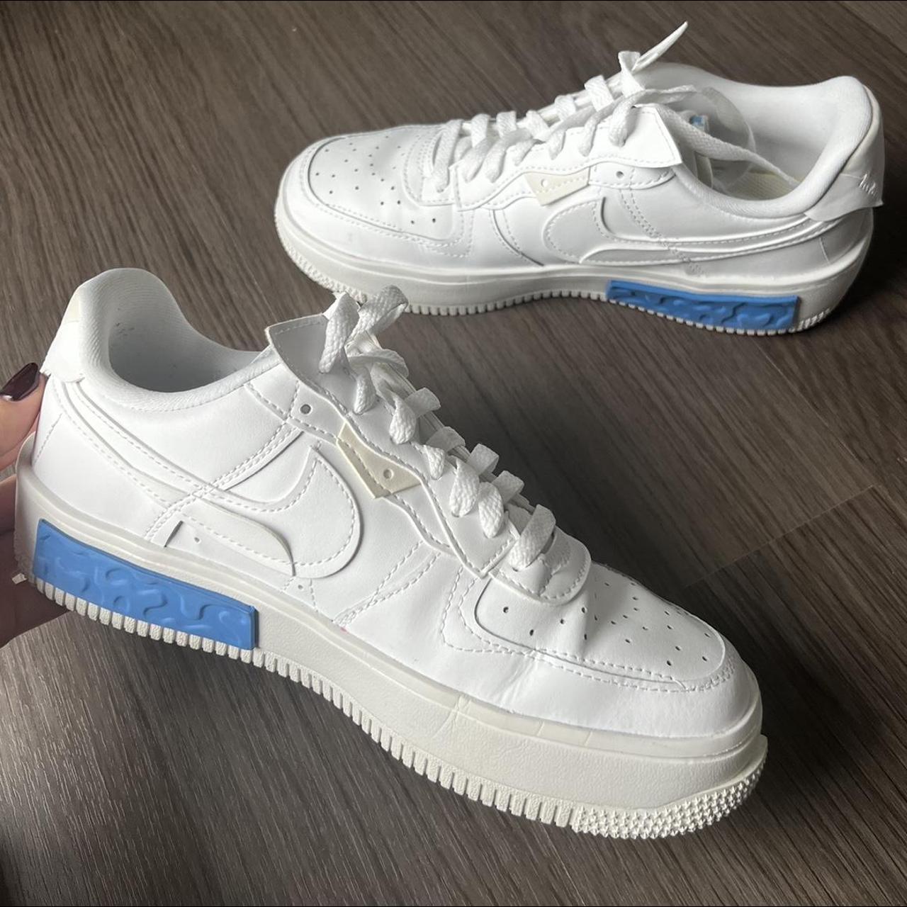 Nike Air Force 1 Fontana�??s Trainers in White and - Depop