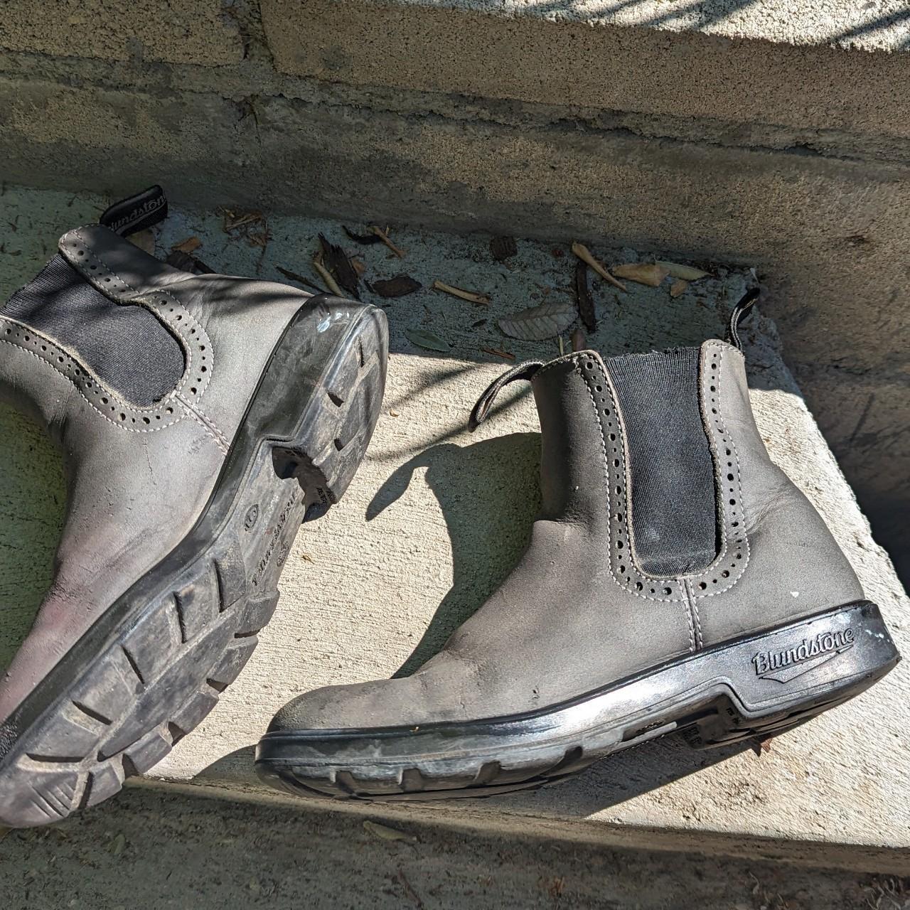 Blundstones high top Chelsea boots in rustic black... Depop
