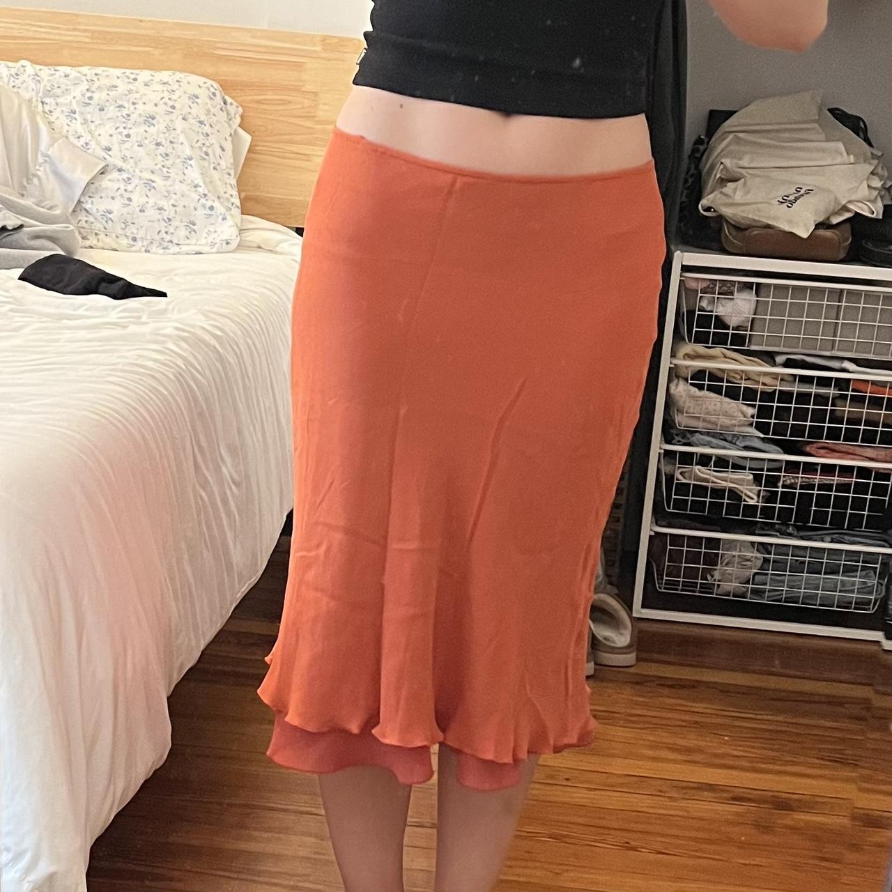 J.Crew Women's Orange Skirt